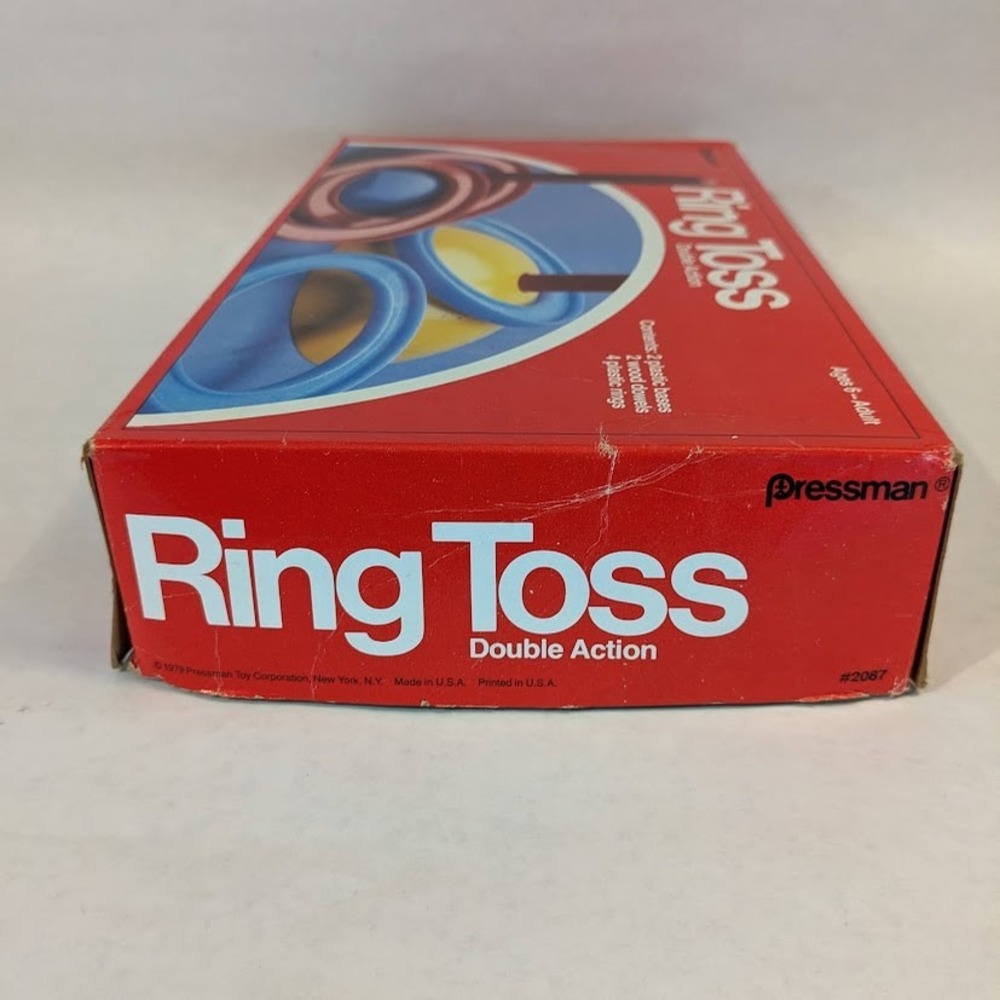 Vintage 1979 Pressman Double Action Ring Toss Game Complete Set 2087 Retro Toy - Picture 4 of 7